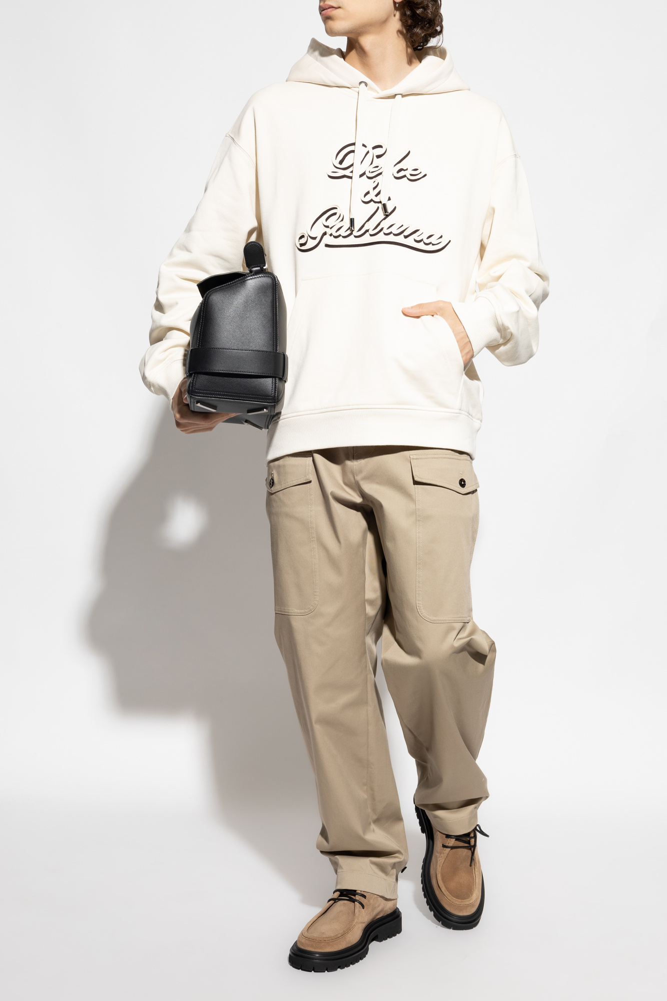 VIP【関税送料無料】希少 DOLCE & GABBANA CREAM SWEATSHIRT Cream Sweatshirt with logo Dolce & Gabbana - Vitkac GB